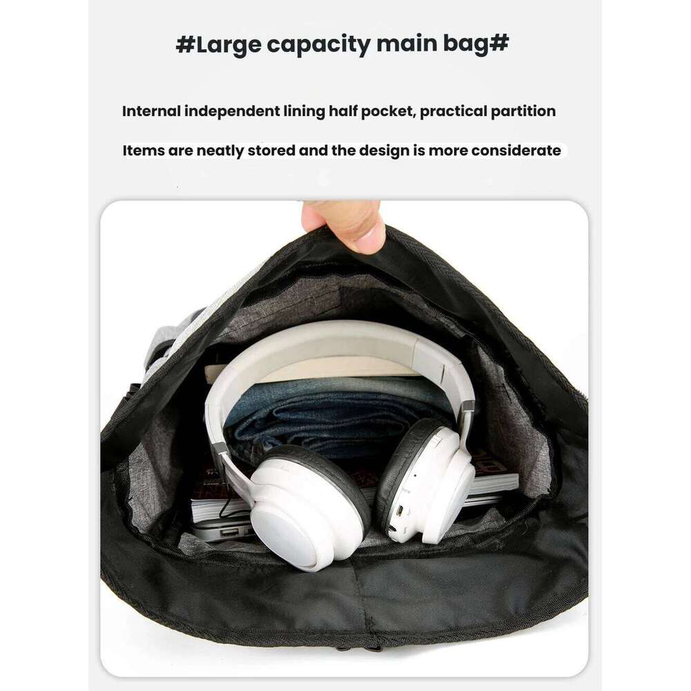 Large Capacity Foldable Backpack Outdoor Travel Waterproof Leisure Fitness Boys' and Girls' School Sports Bag Z260124