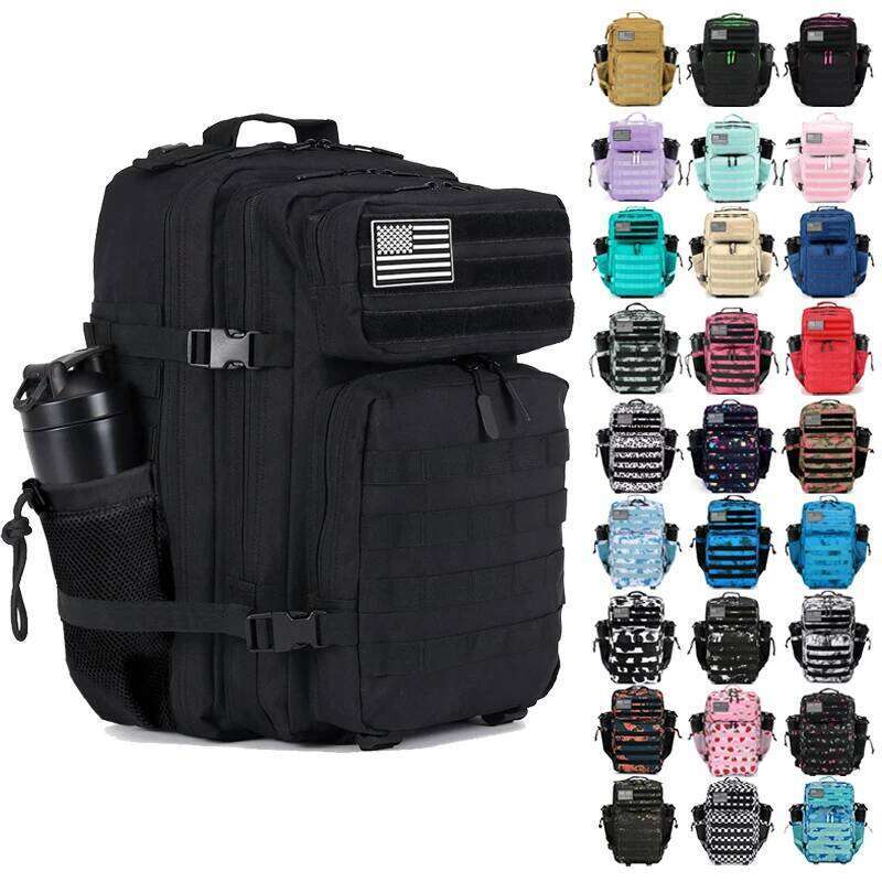25L 35L 45L Tactical Backpack Men Women Outdoor Sports Travel Gym Hiking Bag Molle Military Camping Hunting Survival Rucksack Z260124