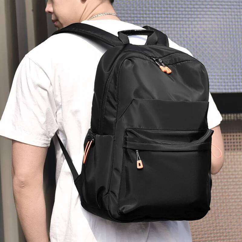 Fashionable men's business backpack - large capacity, multi-layer zipper design, suitable for daily commuting and school use Z260124