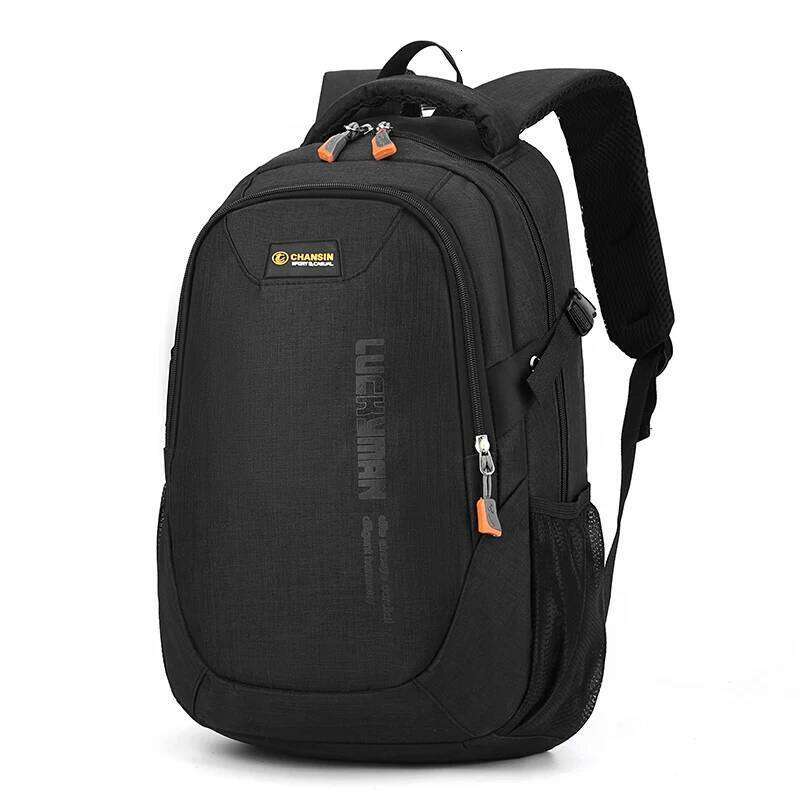 Lightweight neutral travel backpack with multiple compartments pockets, adjustable shoulder straps, suitable for school and Z260124