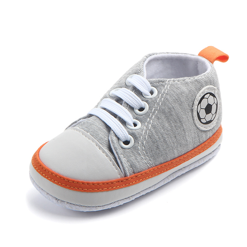 Newborn Canvas Shoes Infants Baby Soccer First Walkers Classic Canvas Sneakers Shoes Cotton Soft Anti-slip Sole 0-18 Month C02079