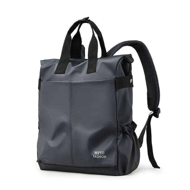 Leisure travel backpack, large capacity, adjustable shoulder straps, zipper closure, retro style laptop bag Z260124