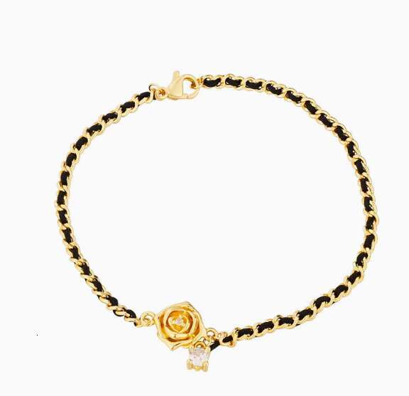 Same Black Gold Camellia for Women 2026 New Style Inspired Light Luxury Hand Jewelry Niche Bracelet - view 8