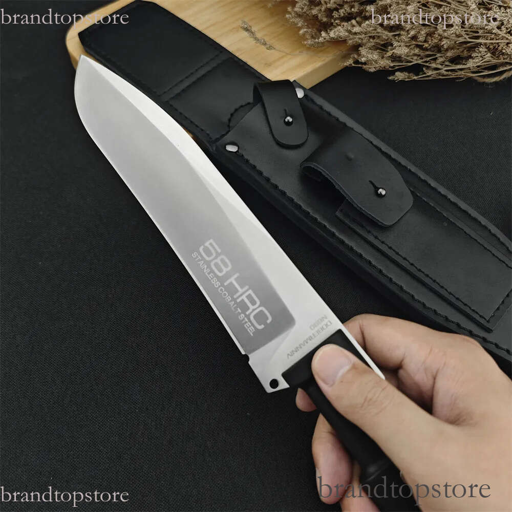 Extrema-ratio High Hardness Hunt Fixed Blade Knife Stainless Cobalt Steel Rubber knife and Plastic Handles Camping Outdoor Tool Tactical Combat Straig