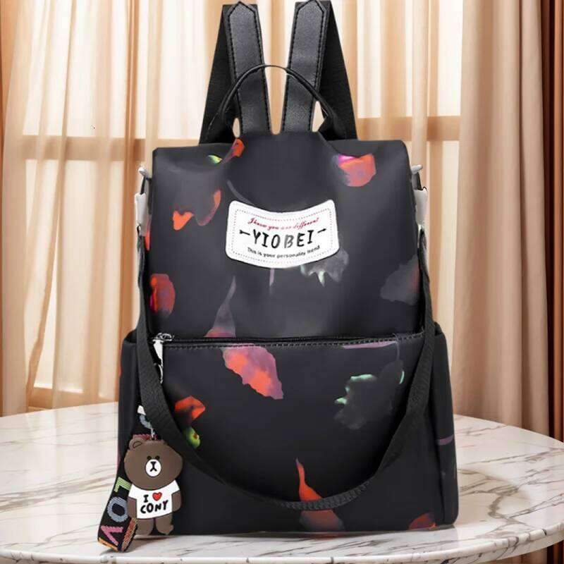 Large Capacity Women's Backpacks Fashion Nylon Travel Bags Multiple Pockets Backpack For Women Daily Commuting Z260124