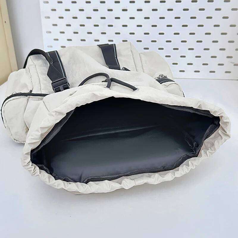 Large Capacity Drawstring Backpack - Lightweight, casual style, adjustable shoulder straps, perfect for travel, sports,commuting Z260124