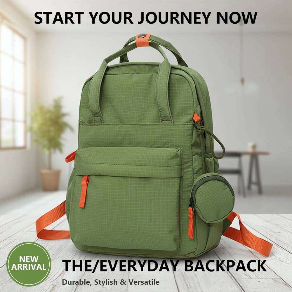 Autumn and Winter New Small Plaid Korean Style High School Schoolbag Female College Student Outdoor Backpack Male Travel Sports Hiking Z260124