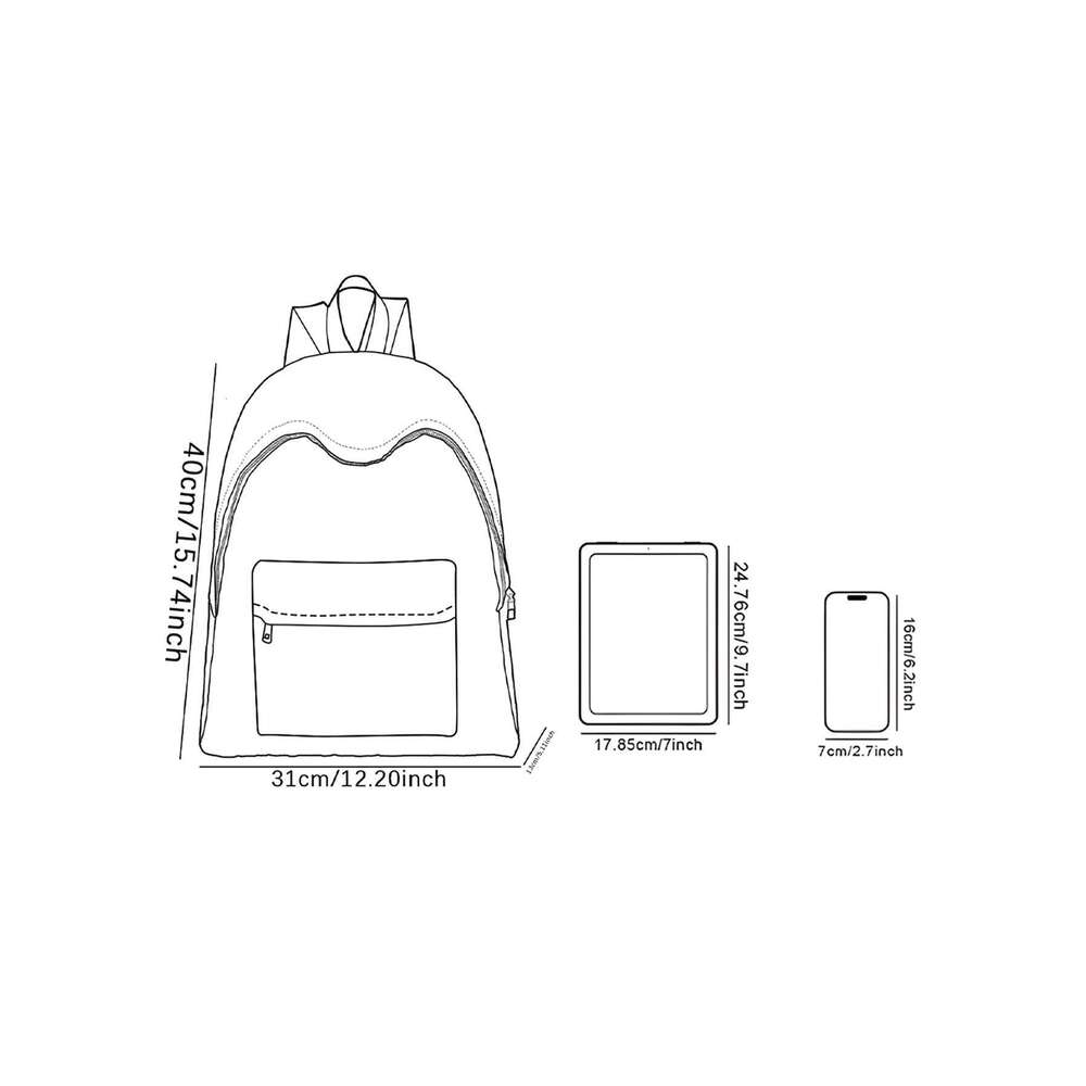 Giraffe Pattern New 2025, Backpack, Lightweight and Simple Casual Travel Backpack Z260124