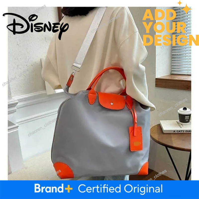 Disney Cartoon Mickey Minnie Mouse Cute Portable Large Capacity Travel Outdoor Tote Storage Bag Birthday Gifts H251223