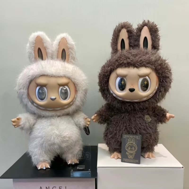 Zimomo Large 58cm Labubu Premium Limited Fan Custom Edition Plushine Anime Dolls I Found You Enamel Characters Mystery Boxes QIAOWANTONG