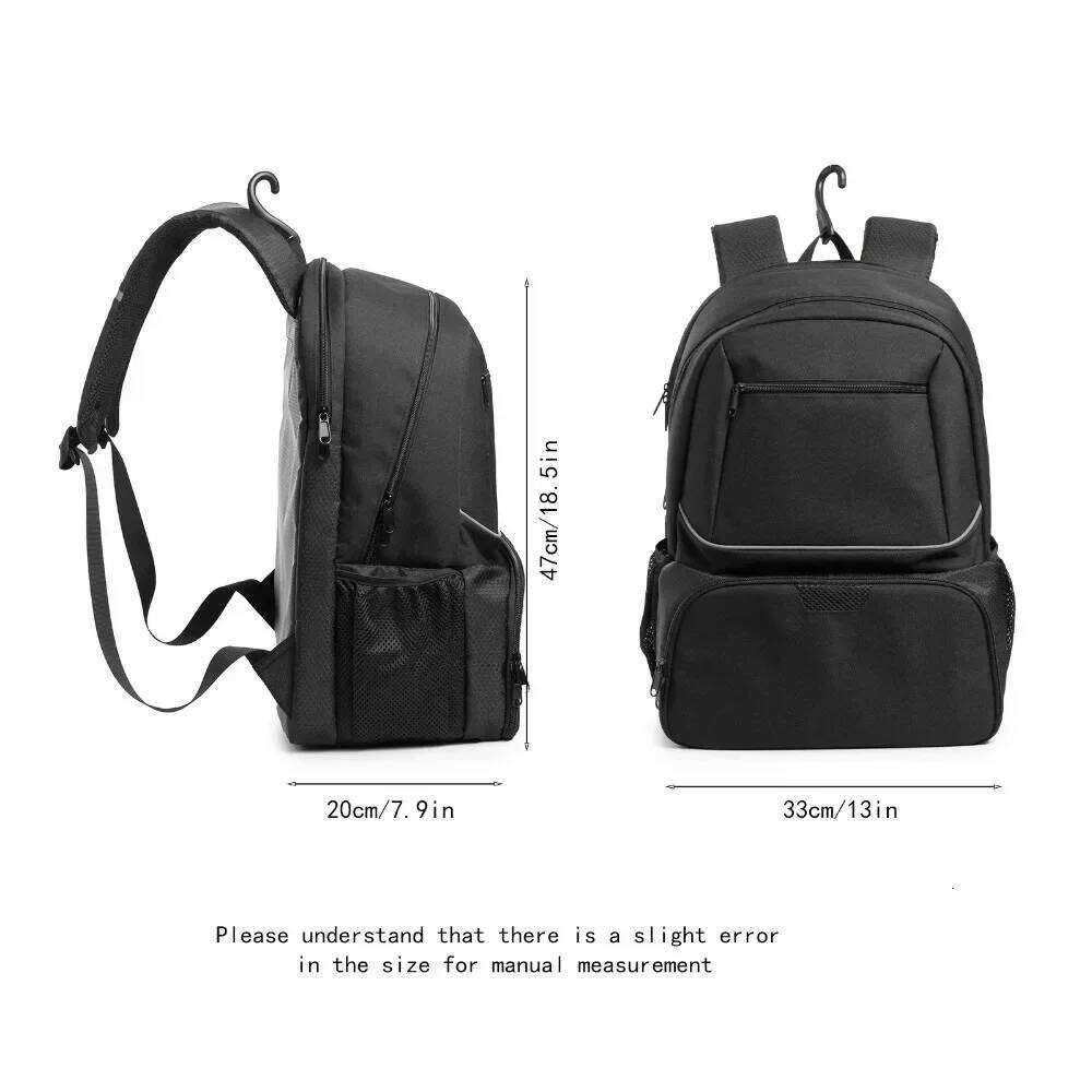 Zipper Closure Tennis Large Capacity Reversible Rackets Backpack Durable Strong Pickleball Paddle Bag Z260124