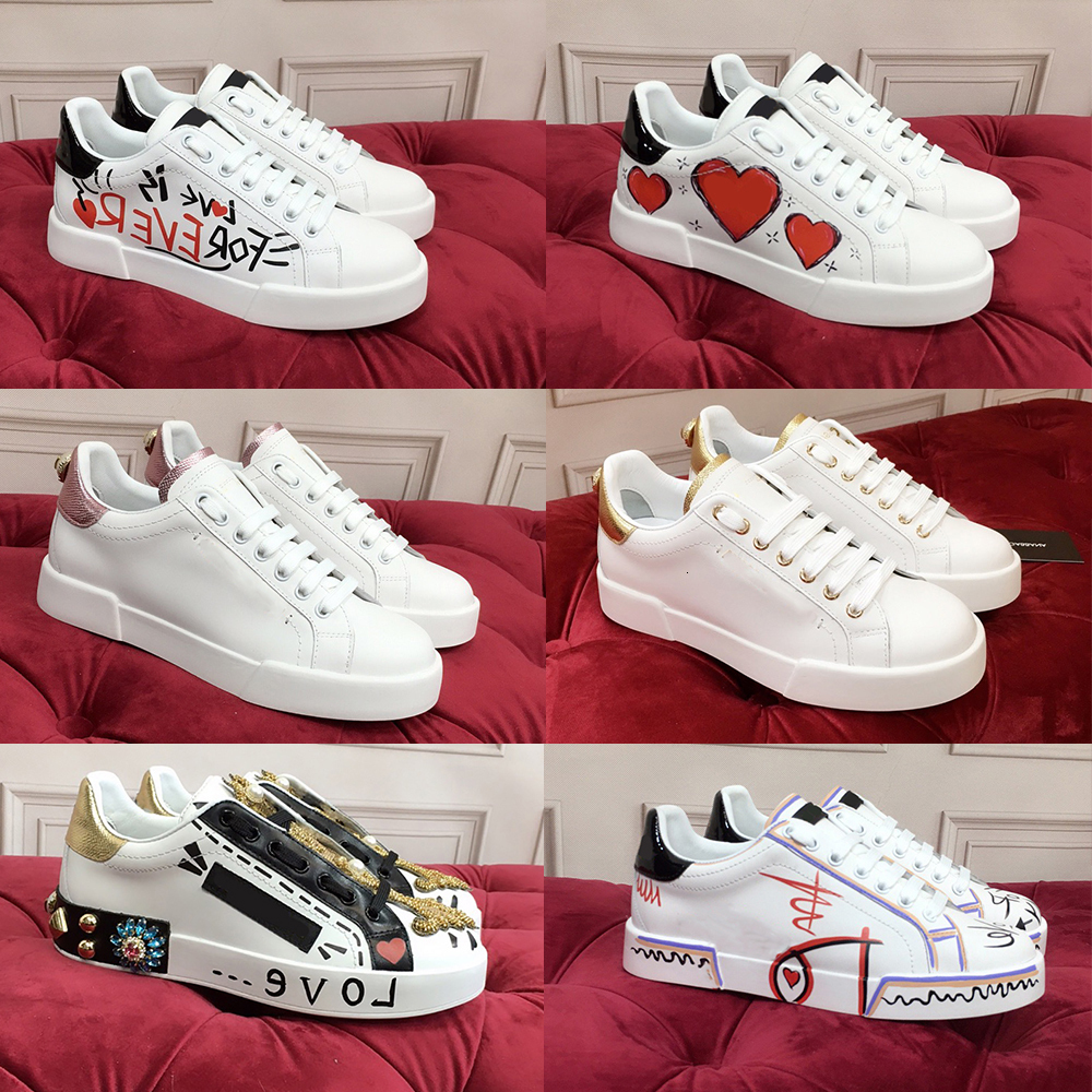 10A designer shoes genuine leather sports sneakers with laces new generation breathable men's women white casual shoes