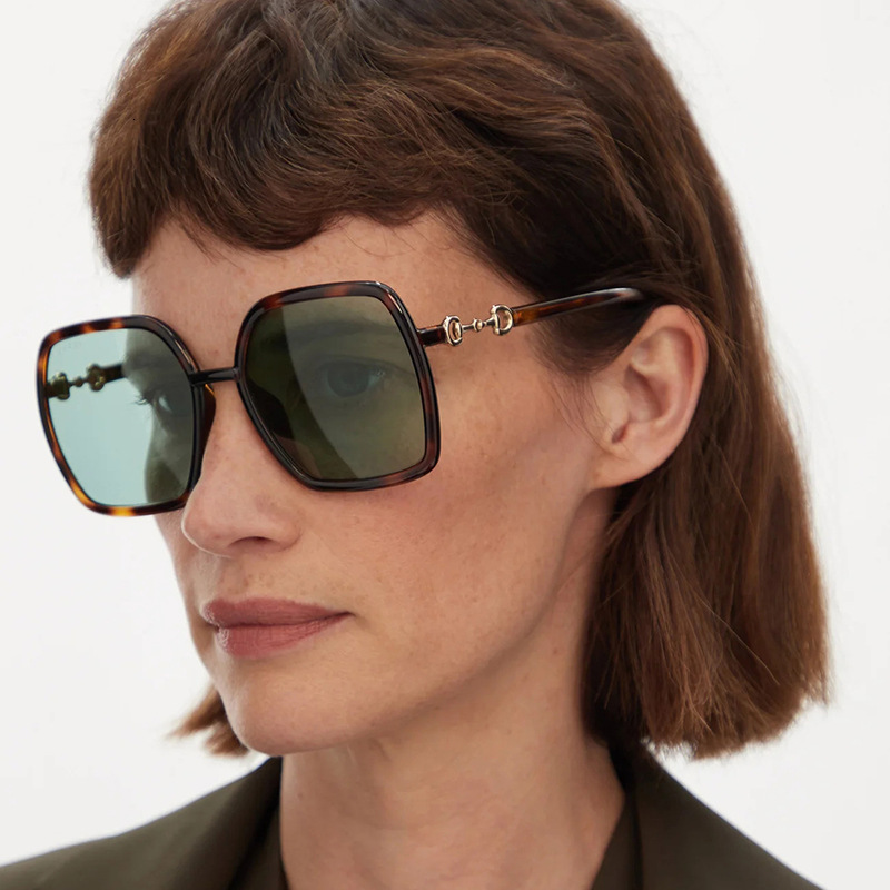 Luxury Brand Designer Sunglass New Fashionable European And American Style Large Frame Women's Sunglasses, Sun Protection, Prescription Sunglasse