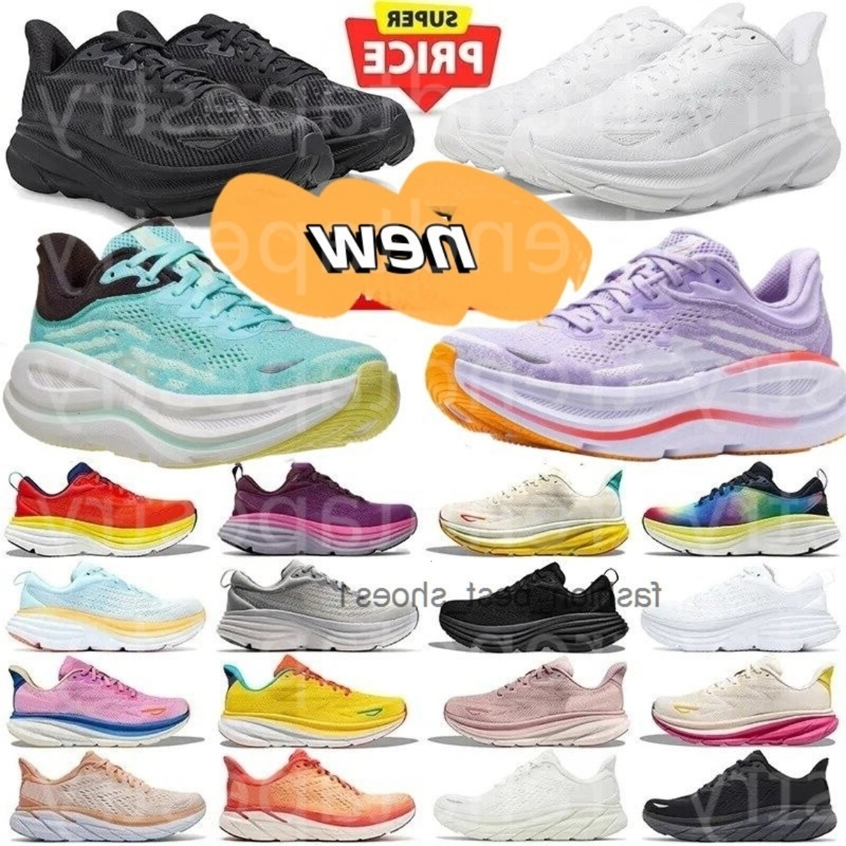 Hokawomen Hokamen Clifton10 9 Bondi 9 8 new running shoes for men women shoes Kawana harbor white elevon breathable shoe outdoor 10