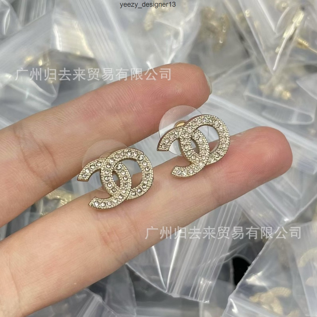 designer luxury jewelry for men women gold silver woman double c large earrings fas chanelearrings chanelnecklaces chanelchanel channeled channel chanels cc J90Q