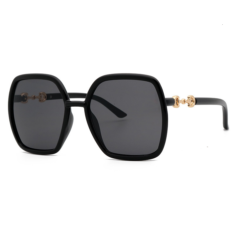Luxury Brand Designer Sunglass New Fashionable European And American Style Large Frame Women's Sunglasses, Sun Protection, Prescription Sunglasse