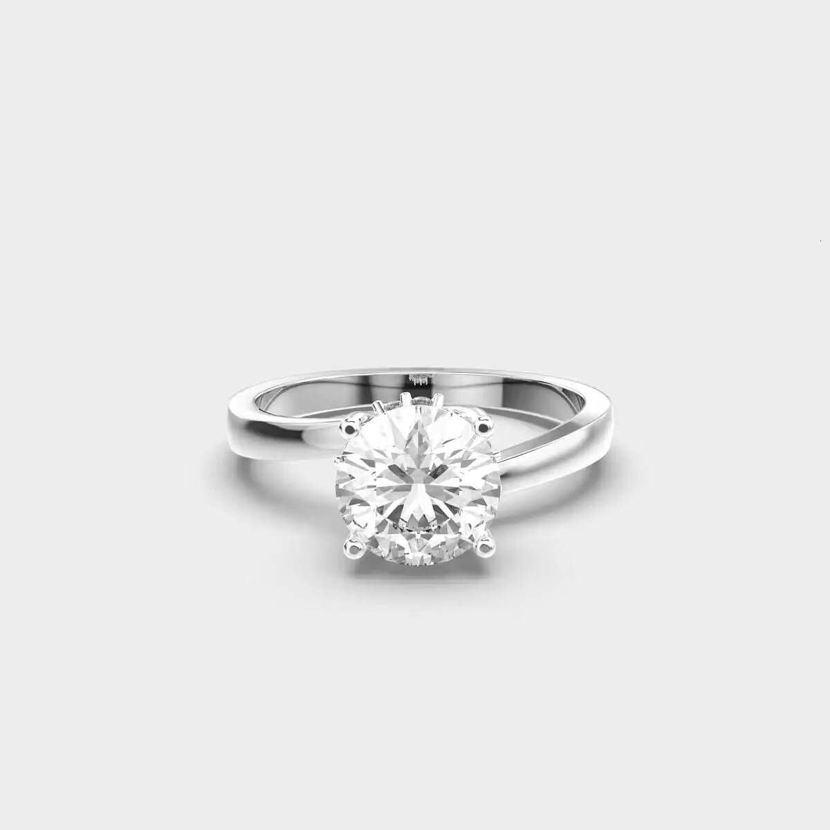Indian Supplier Lab Grown Diamond Engagement Ring for Bridal or Anniversary and Custom Jewelry Available at Factory Price