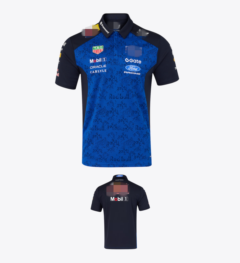 2026 F1 Formula Polo de configuracion del equipo Oracle Red Bull Racing t shirt