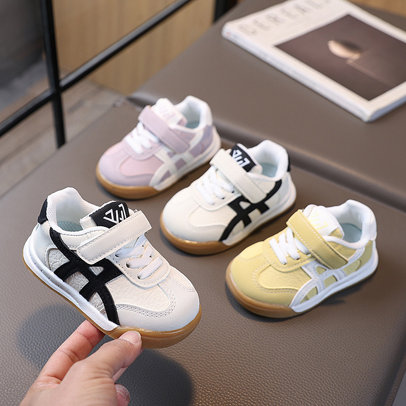 Free Shipping Children Sneakers Boys Anti-slip Soft Sole Casual Shoes Girls Low Top Comfortable Infant Shoes Size 22-30