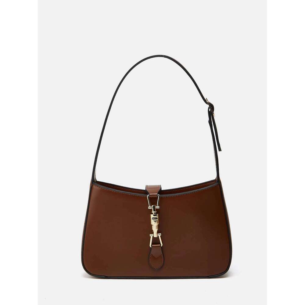 New-Style Solid-Color Fashionable Versatile Vintage Elegant Women's Shoulder & Handheld Bag