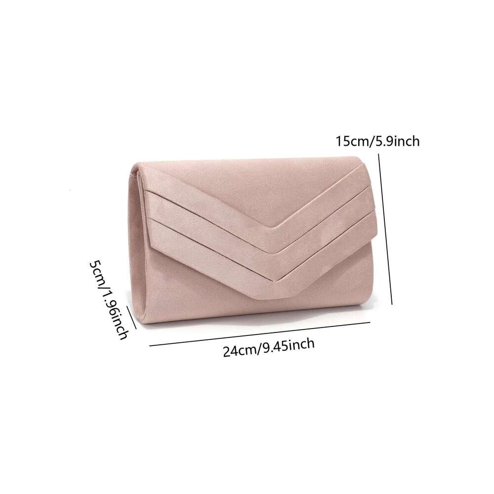 Luxury New Arrival Red Color Velvet Women Evening Envelope Wedding Party Clutch Bags Messenger Chain Shoulder Purse