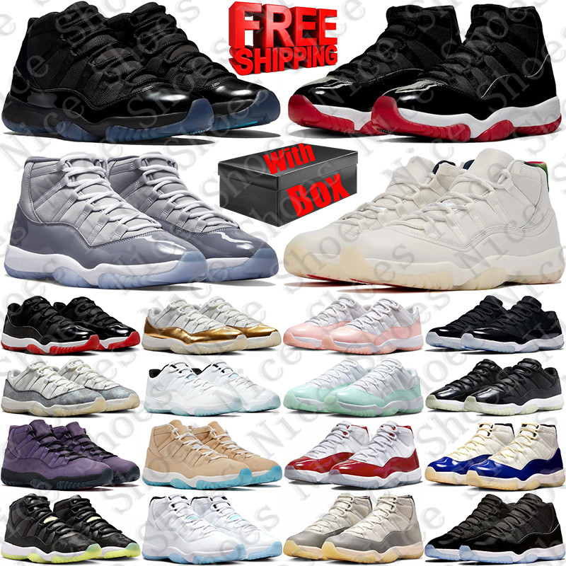 2025 Free Shipping Designer 11 11s Basketball Shoes Gamma Blue sneakers for Bred mens womens trainers women Sports runners