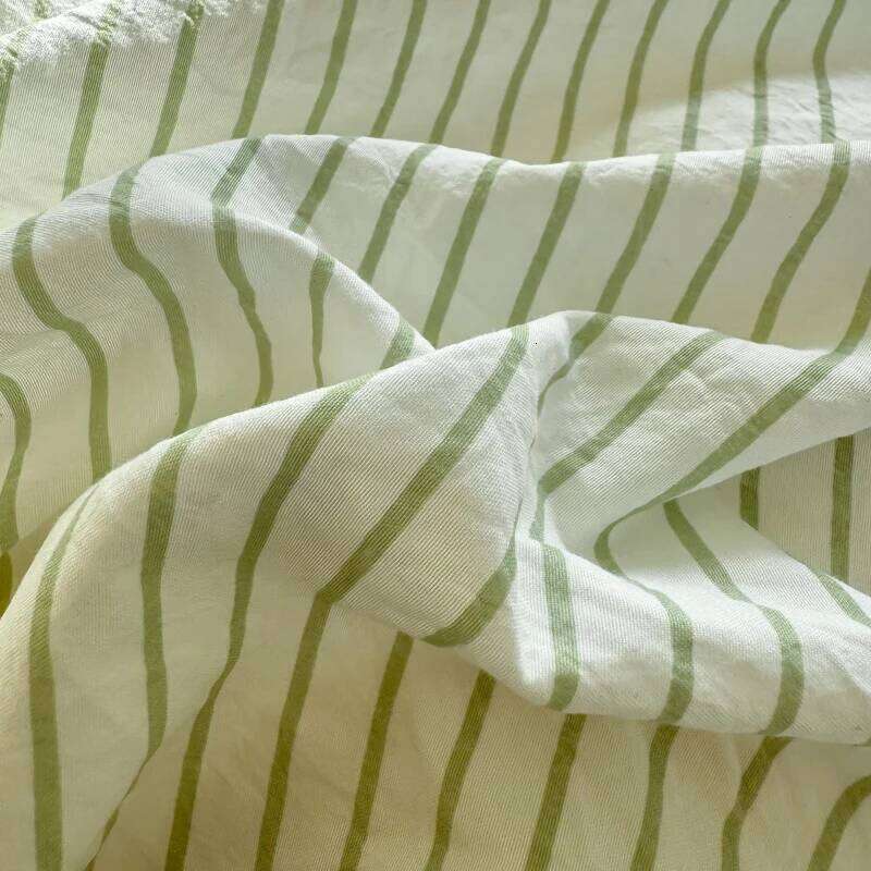 2025 New Stripe Series Quilt Cover Skin Friendly 4-piece Bedding Set Pillow Case with Bed Sheet Four General 150x200 200x230 Y260124