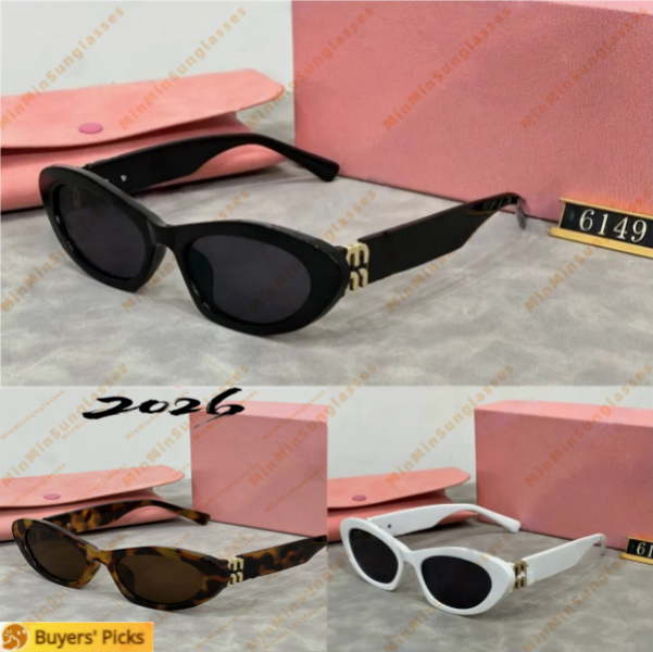 2026 sunglasses for women classic sunglasses luxurys designer sunglasses Euro american trend glasses curved Lenses shades large frame UV400 goggles M U