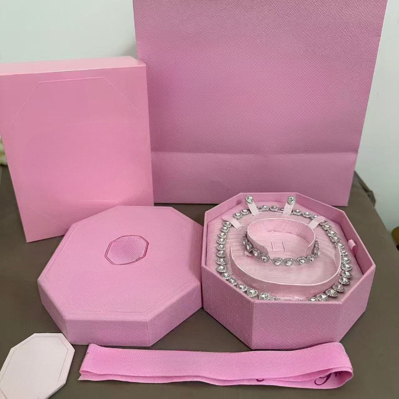 Luxury austria crystal love heart Y designer tassel necklace for women woman pearl chain sweet hearts choker necklaces jewelry with pink retail gift box bag