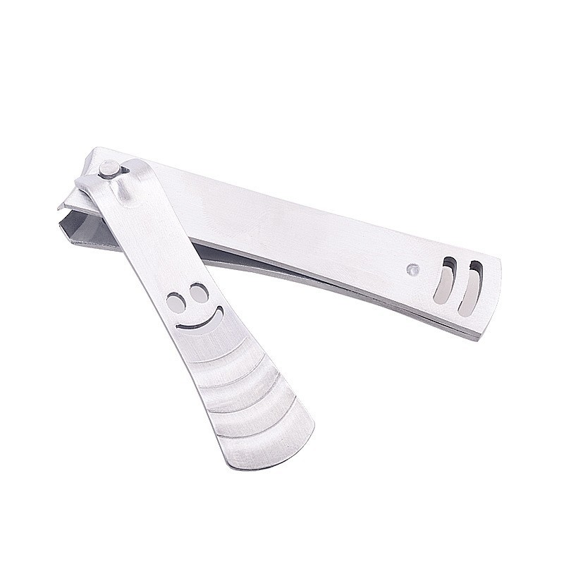 Premium Stainless Steel Nail Clipper | Curved Blade Fingernail & Toenail Cutter, Ergonomic Anti-Slip Handle, Heavy Duty for Thick Nails