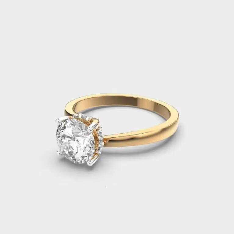 Indian Supplier Lab Grown Diamond Engagement Ring for Bridal or Anniversary and Custom Jewelry Available at Factory Price