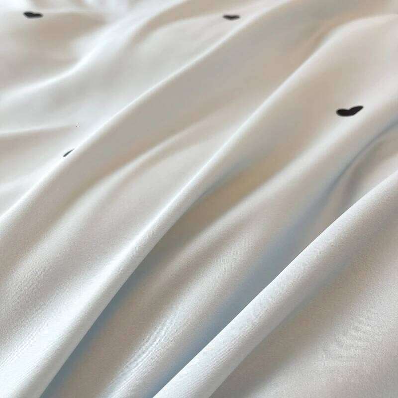 3pcs Blue Duvet cover set 1*Duvet Cover + 2*Pillowcase, Without Core, Heart print Bedding Set, Soft Comfortable Y260124