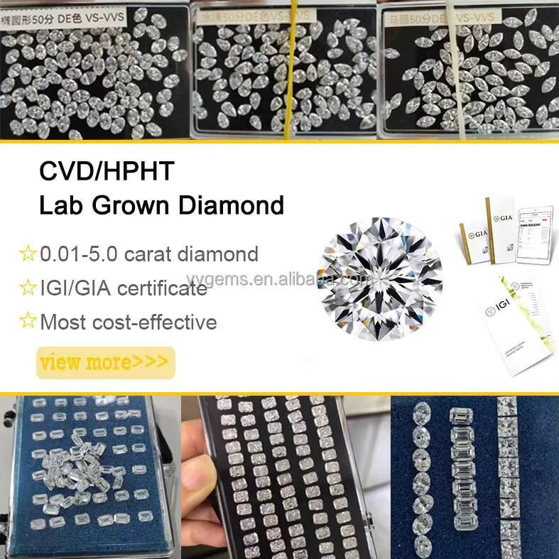 9K 10K Gold Lab Grown Diamond Tennis Chain Bracelet HPHT CVD IGI Certified VVS 2mm - 65mm Round Diamond Chain Bracelet Bangle