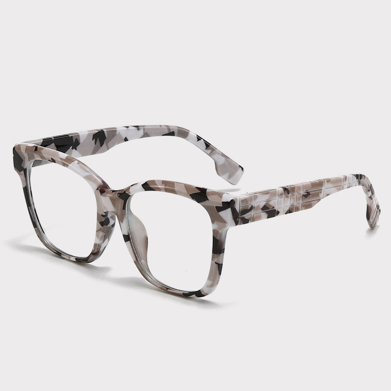 Luxury Brand Designer Sunglass No Makeup Black Frame Glasses For Women With Myopia, Customizable Prescription, Face Slimming, Xiaohongshu Liu Yifei St
