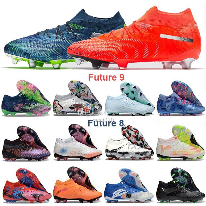 Neymar Future 9 Soccer Cleats Future 8 FG/MG Future9 Cosmic Art Fizzy Light Football Boots Light Up Eclipse Black Lapis Lazuli Playmakers Football Cleats