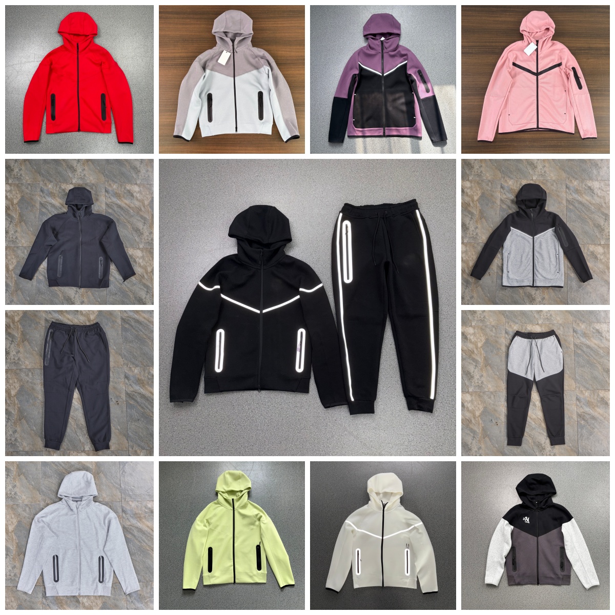 Mens Tracksuits Designer Tech Fleece Men Hoodies pant sports Pants Jogger suits zipper Thick sportswear sportsuit mens coats winter coat techfleece Man Joggers