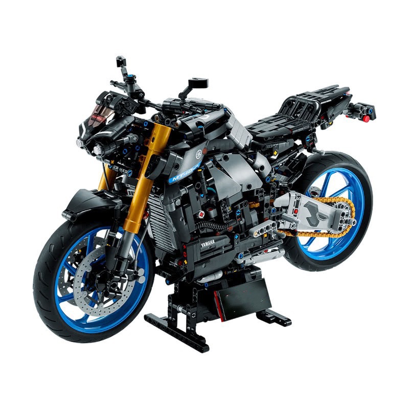 Cross-border new model 88025 Yamaha MT-10SP motorcycle, 68995 mechanical small particle assembly building toy gift