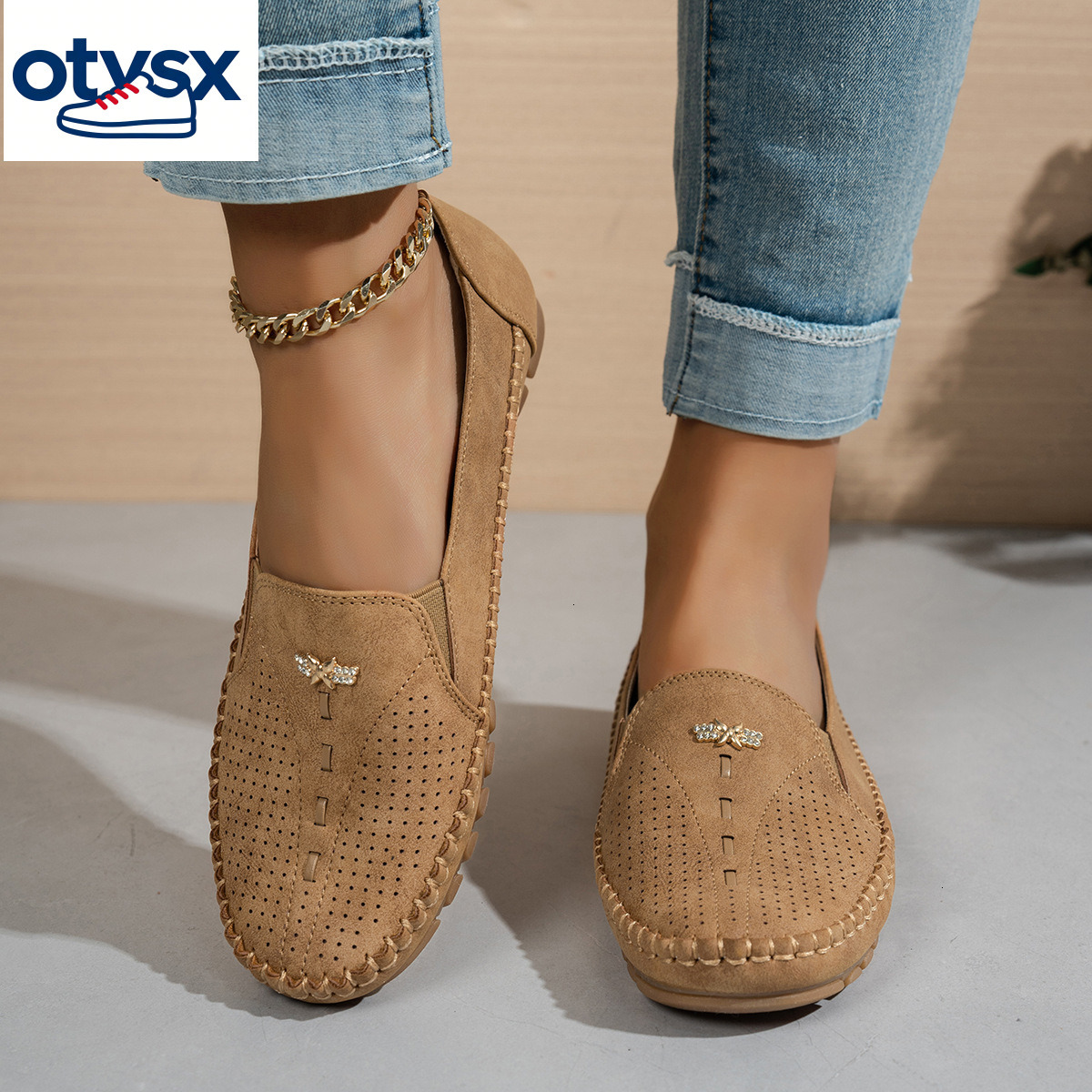 2026 new plus size stitched fashion solid color women's flat casual shoes, walking shoes, versatile shoes