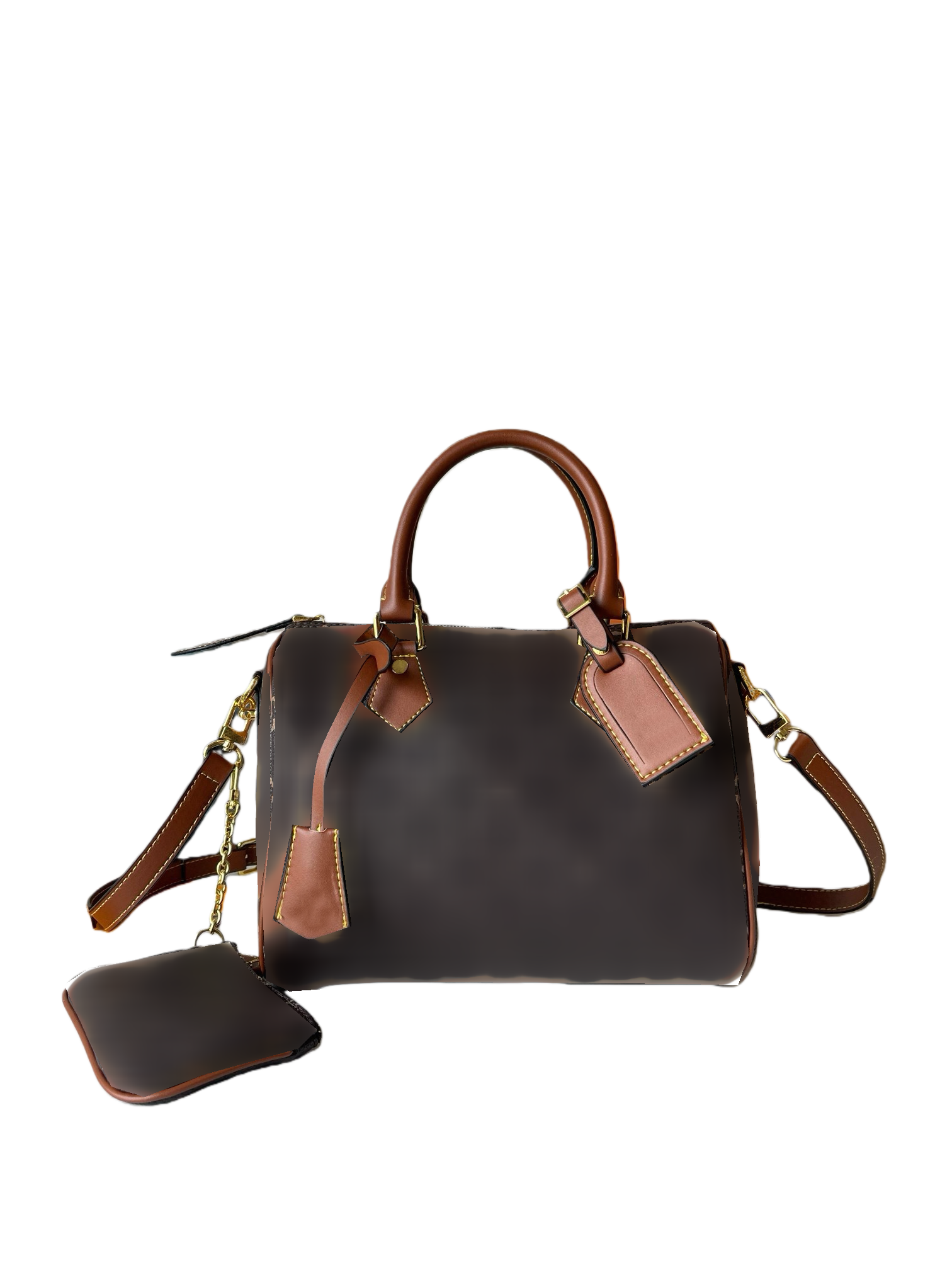 Sophisticated Ladies' Full Grain Leather Shoulder Satchel Durable and Ample Compartmentalized Interior