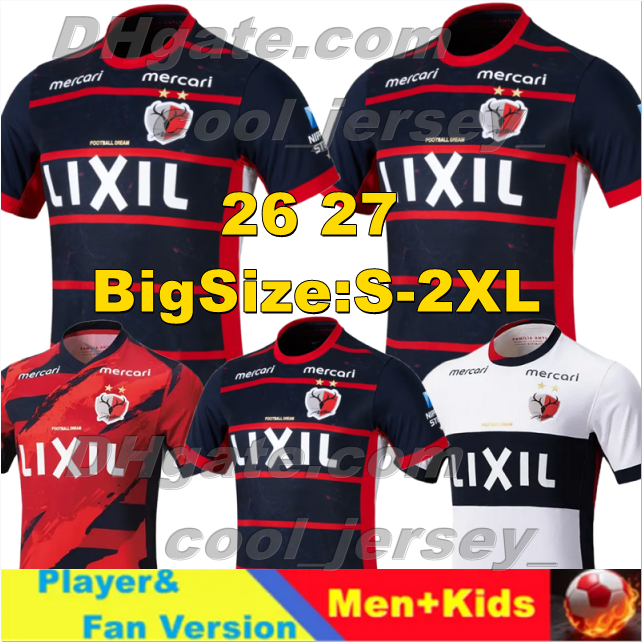 26 27 J. League Kashima Antlers Soccer Jerseys TOKUDA MOROOKA 2026 2027 YUMA CHINEN NAKAMA MILOSAVLJEVIC SEKIGAWA MIZOGUCHI TAGAWA Men Uniforms Football Shirts