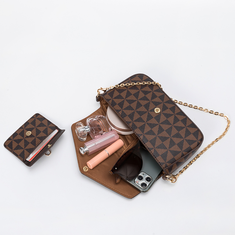 Lacel Urwebin Free Shipping 2026 new light luxury shoulder bag classic plaid printed envelope bag fashionable and versatile casual cross body bag