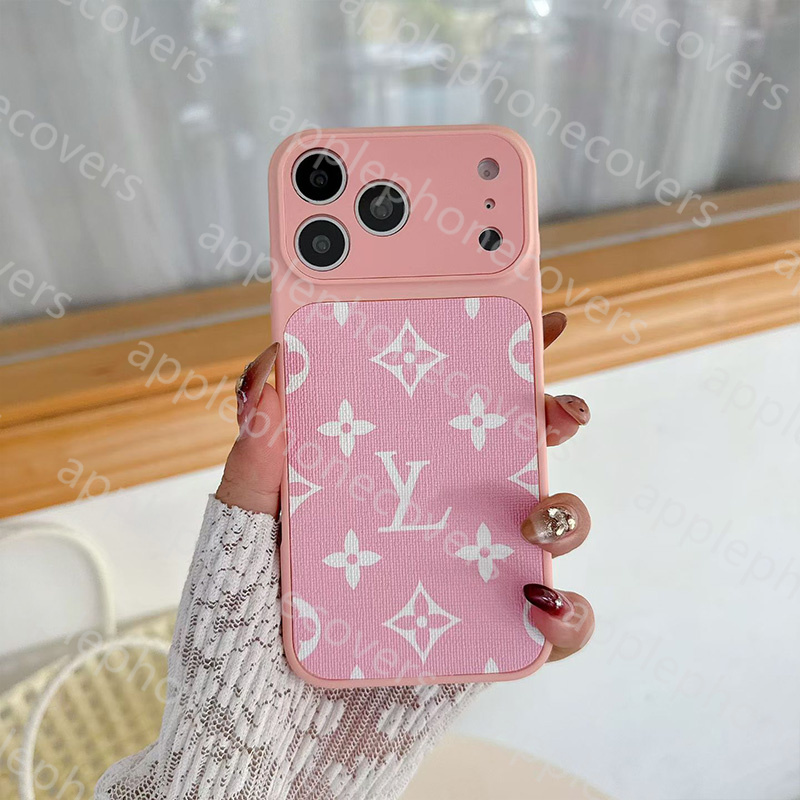 pink 17 Pro Max Phone Case Designer iPhone Case Luxury Wallet Card Holder for Apple iPhone 16 Pro Max 15 Plus 14 13 12 11 ProMax 13Pro Card package dhgate