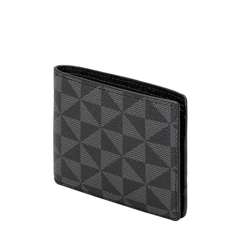 Lacel Urwebin 2026 New Printed Design Mens Business Short Wallet Bi-Fold Minimalist Multi Slot Large Capacity Cardholder Coin Purse Free Shipping