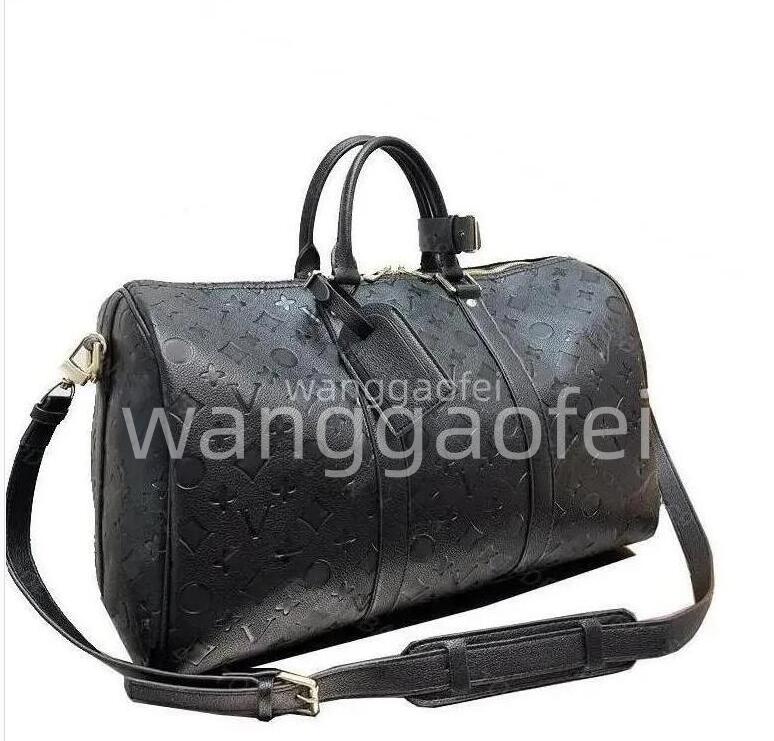 Designer 55cm men duffle bag Women travel bags Luxury total bags Suitcases luggage handbags large capacity sports Polochon schoolbags girls boys backpacks