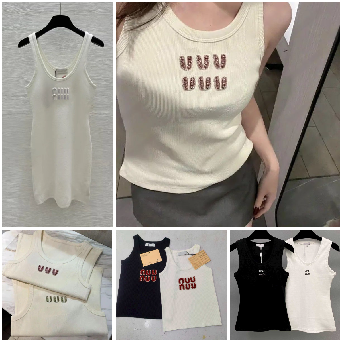 womens designer tank top designer t shirt embroidery vest sleeveless womens knitted vacation hot sexy suspender pure cotton knitted camisole tees