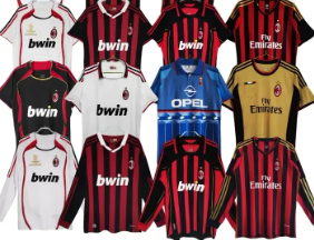 soccer jerseys Retro shirts SOCCER JERSEYS 95 96 97 Gullit 01 02 03 12 14 15 2006 2009 2010 Maldini Van Basten Football KAKA 06 07 PIRLO RONALDINHO BAGGIO Retro