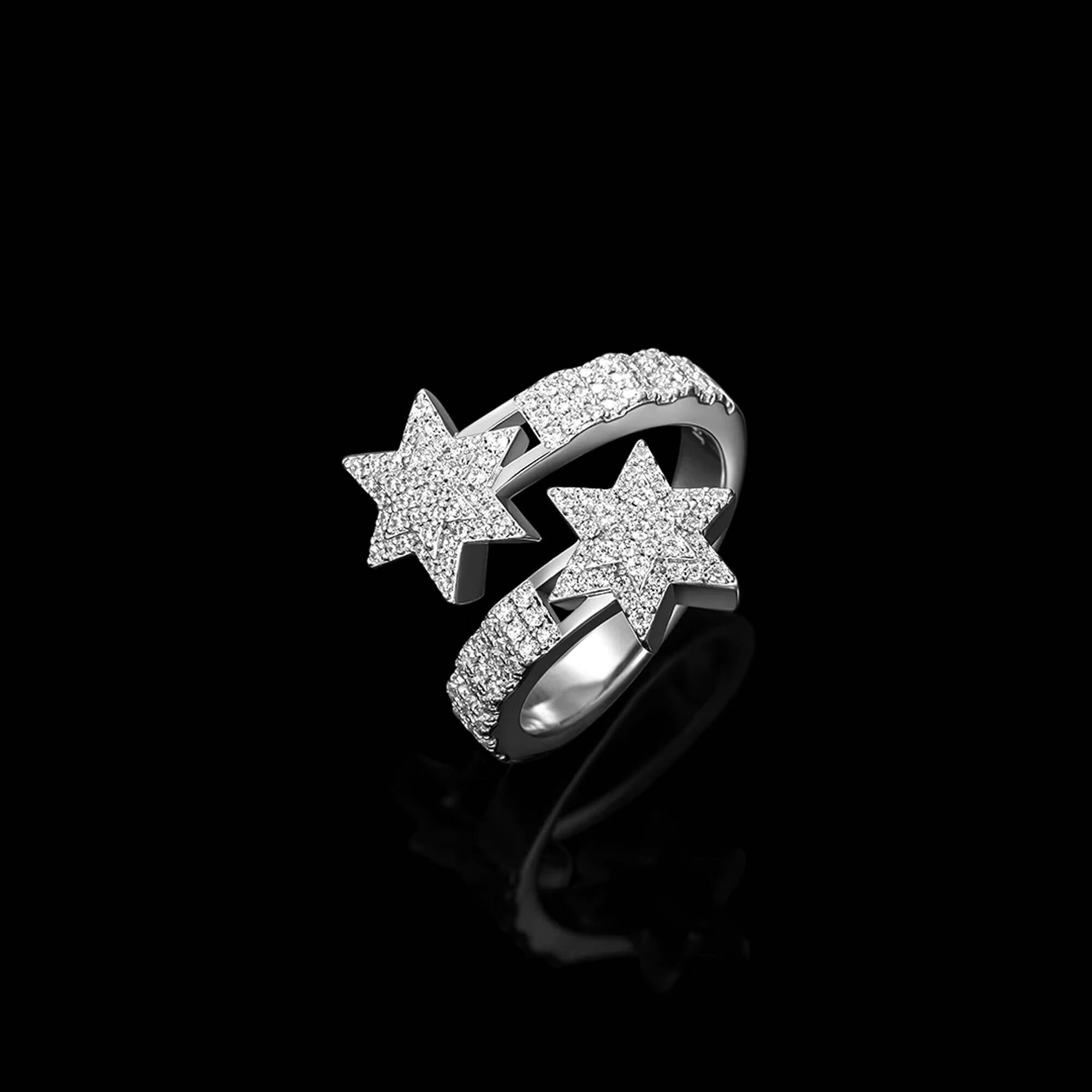 Luxury Iced Hip Hop Unisex VVS Moissanite 925 Silver Bling Jewelry Silver Plated Streetwear Rapper Ring Ice Legacy Ring