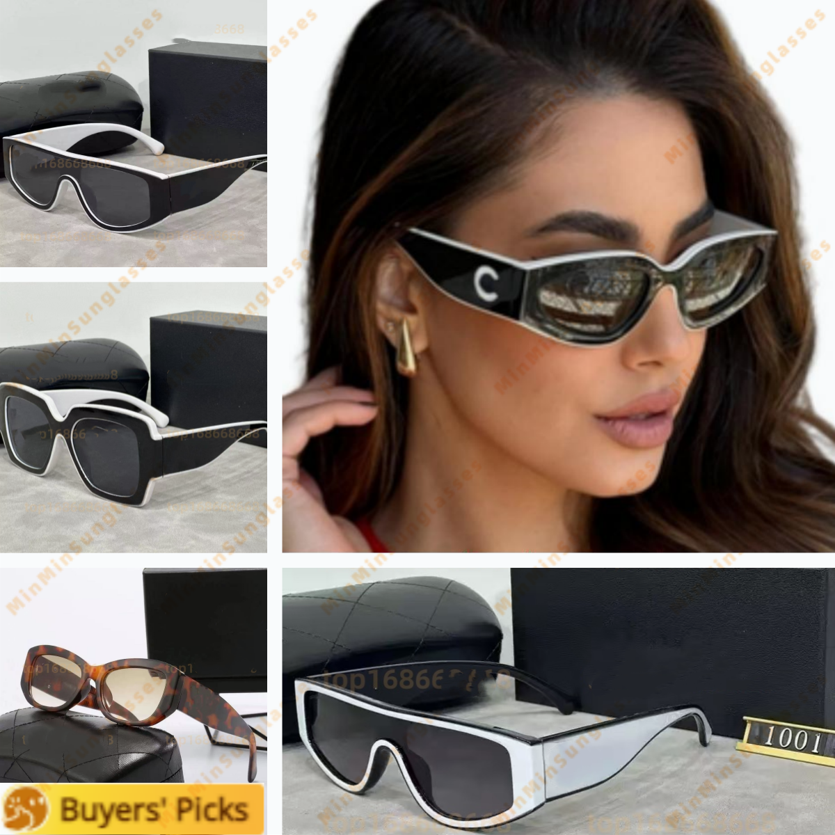 2026 designer sunglasses for women men beach Sun Glasses Trendy Square Metal Legs Letter Design Cat Eye Top Quality Eyeglasses Oval Luxury Monogram Sunglasses