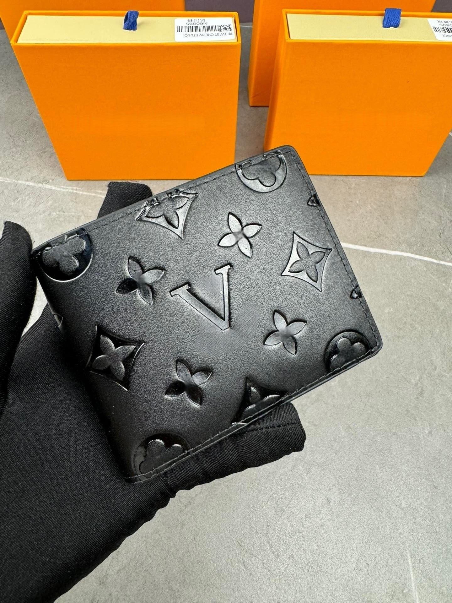 10A Designers MULTIPLE Wallet Paris Plaid Style Mens billfold Women Purse High-end Luxury Water ripple flowers SLENDER Wallets handbag With box dust bag M60895