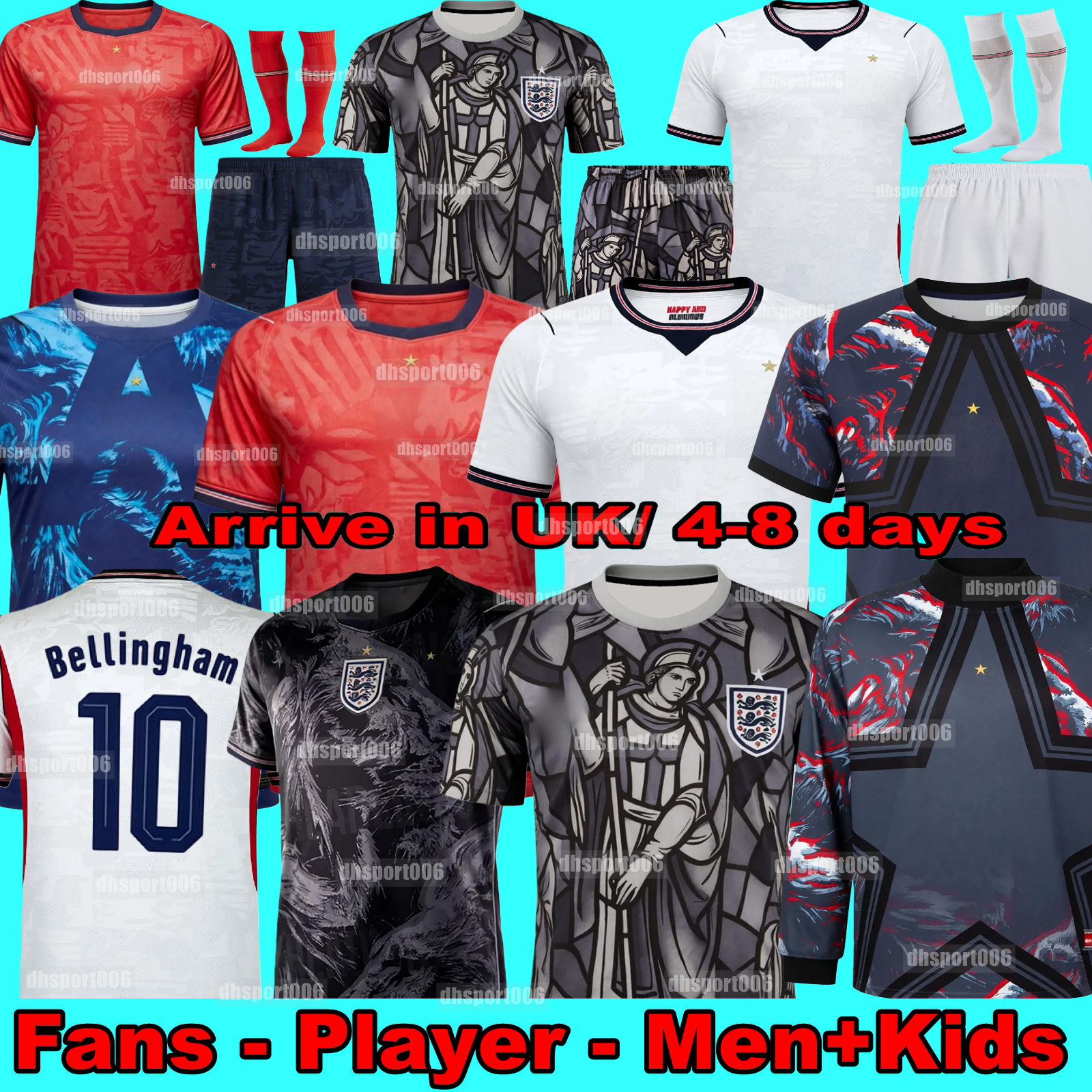 England Soccer Jersey Kids kit KANE BELLINGHAM MAINOO RICE FODEN GORDON TONEY PALMER PICKFORD 2026 World Cup Football Shirt long sleeves women's 26 27 England Palace